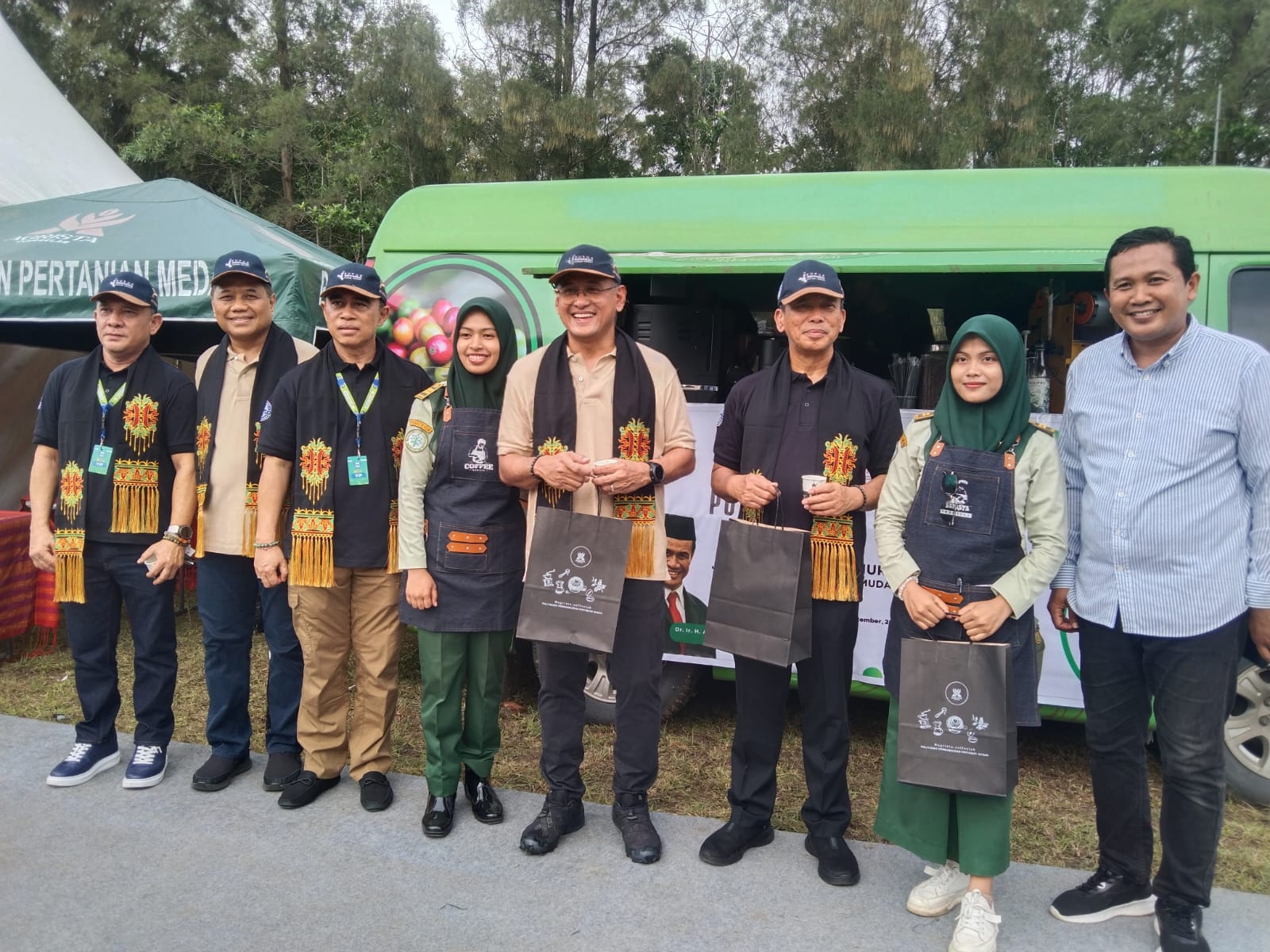 Barista Polbangtan Kementan Pikat Pengunjung di Jambore Makmur