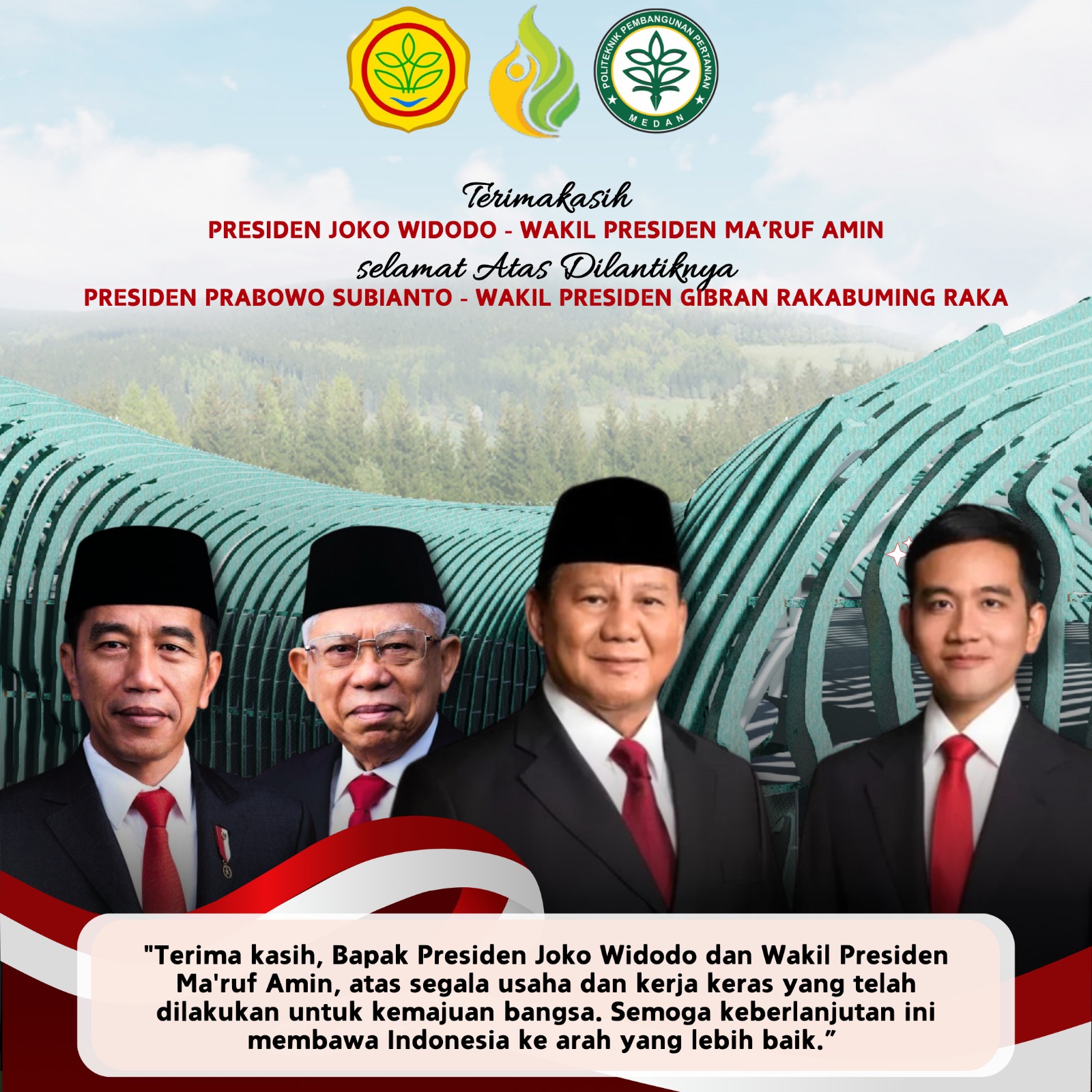 TERIMAKASIH BAPAK JOKO WIDODO DAN BAPAK MARUF AMIN 