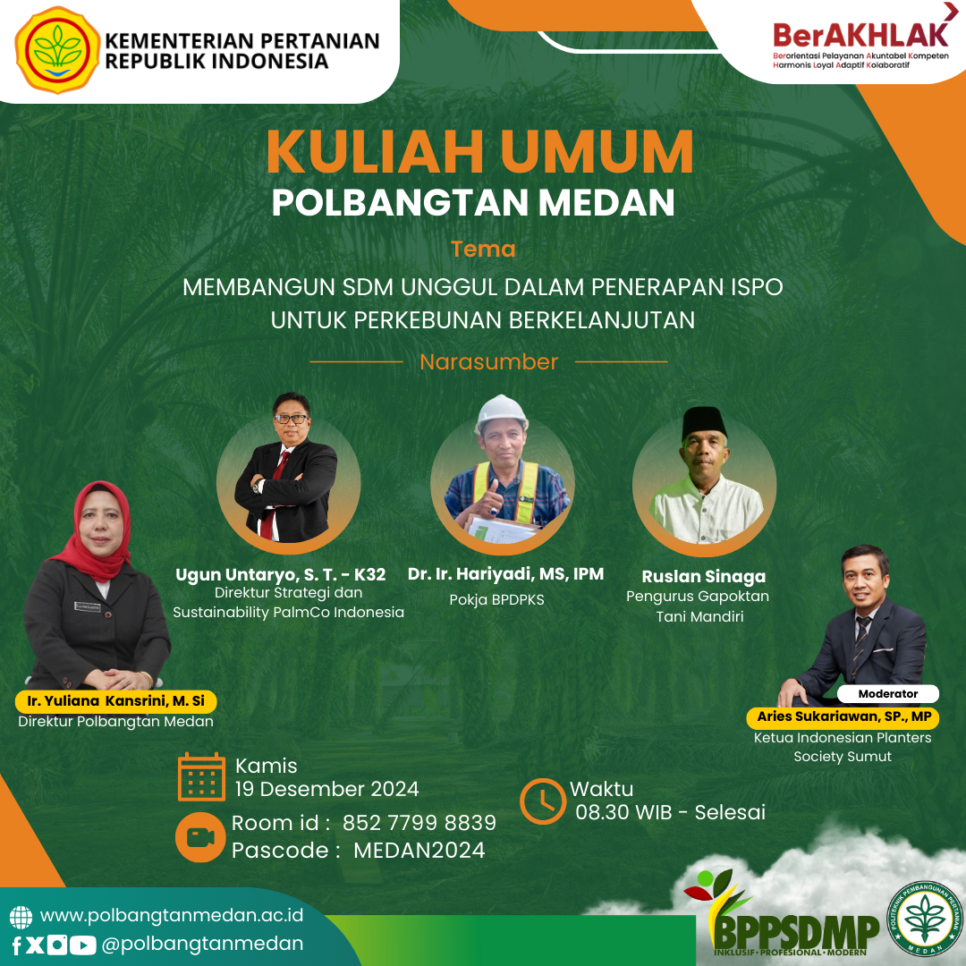 Kuliah Umum Polbangtan Medan