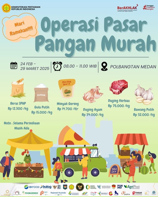 Operasi Pasar Murah Polbangtan Medan