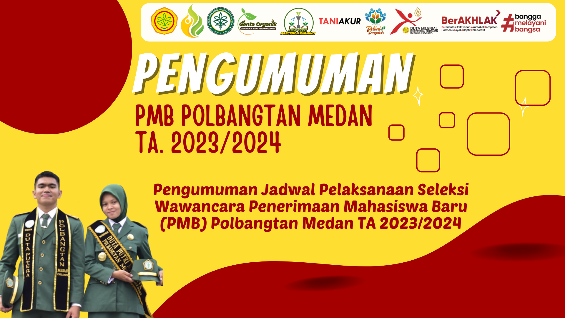 Pengumuman Polbangtan - Politeknik Pembangunan Pertanian (Polbangtan) Medan