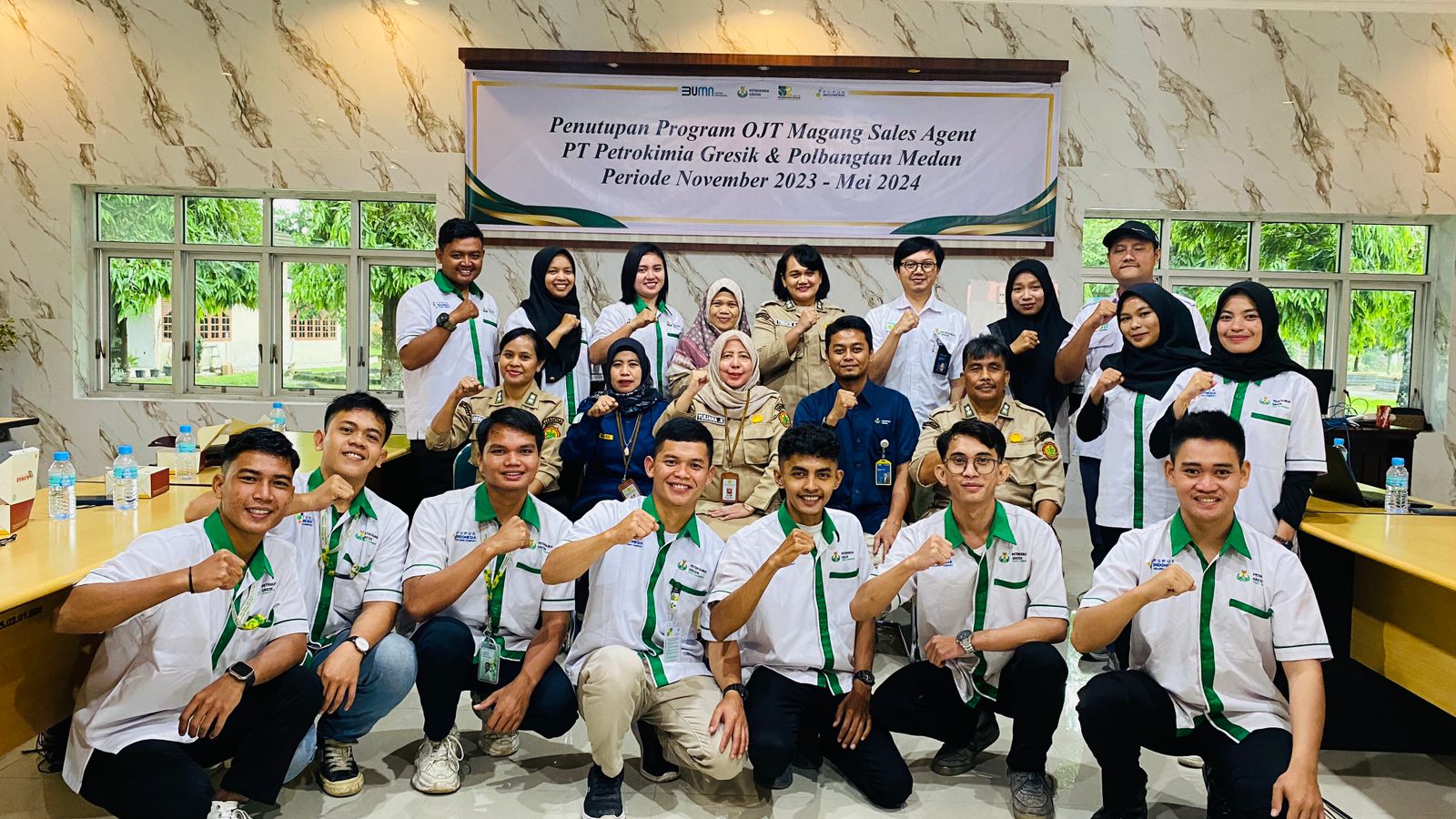 Mahasiswa  Alumni Polbangtan Kementan Selesaikan Magang di Petrokimia Gresik