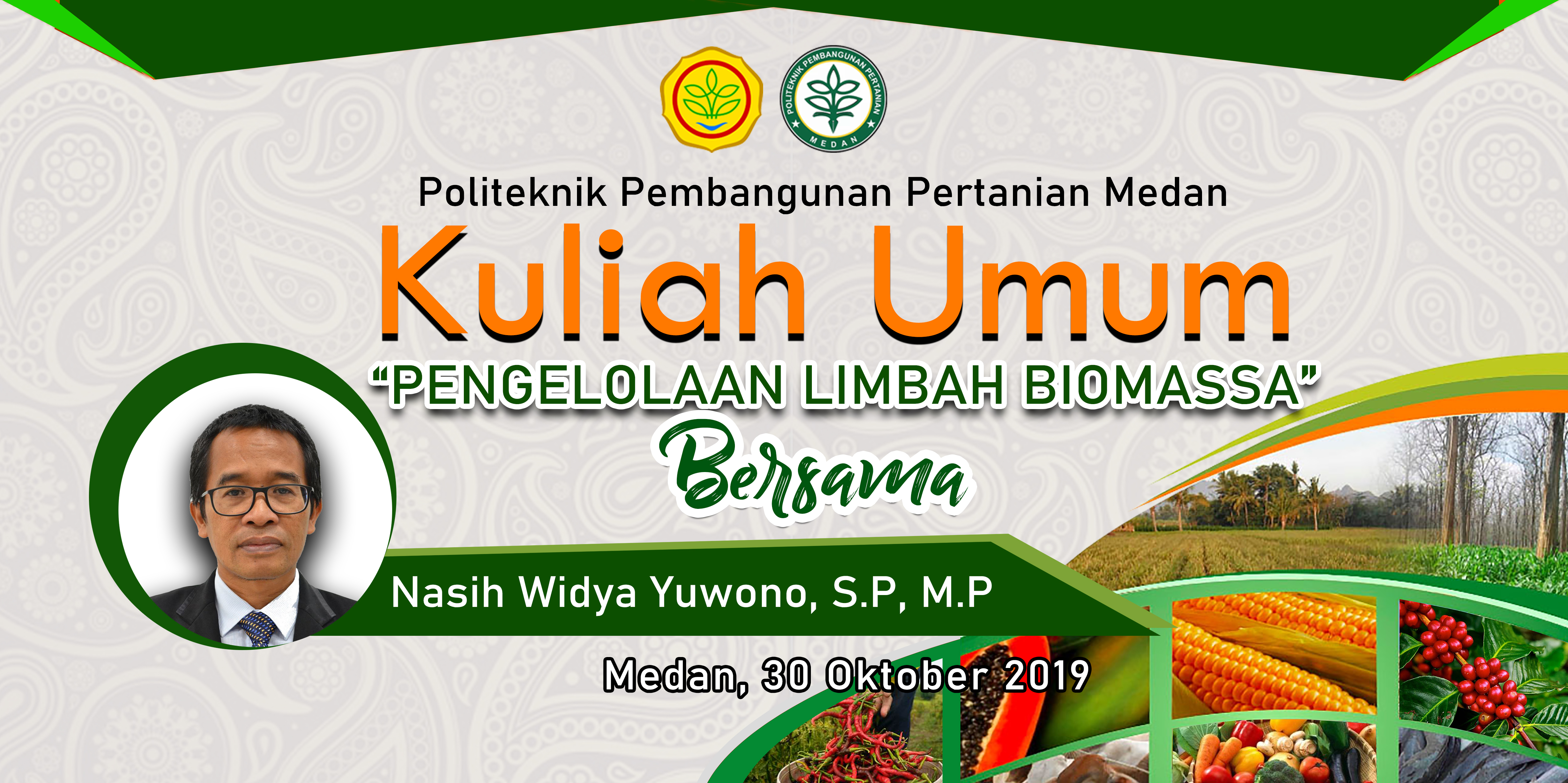 Kuliah Umum Pengelolaan Limbah Biomasa