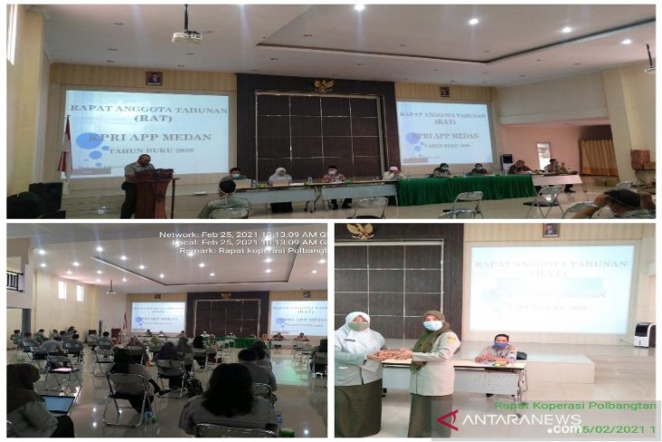 Koperasi APP Polbangtan Medan rapat anggota tahunan tahun buku 2020